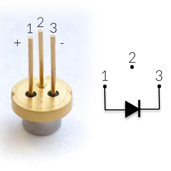 (image for) 420nm 5.6mm 50mW Laser Diodes